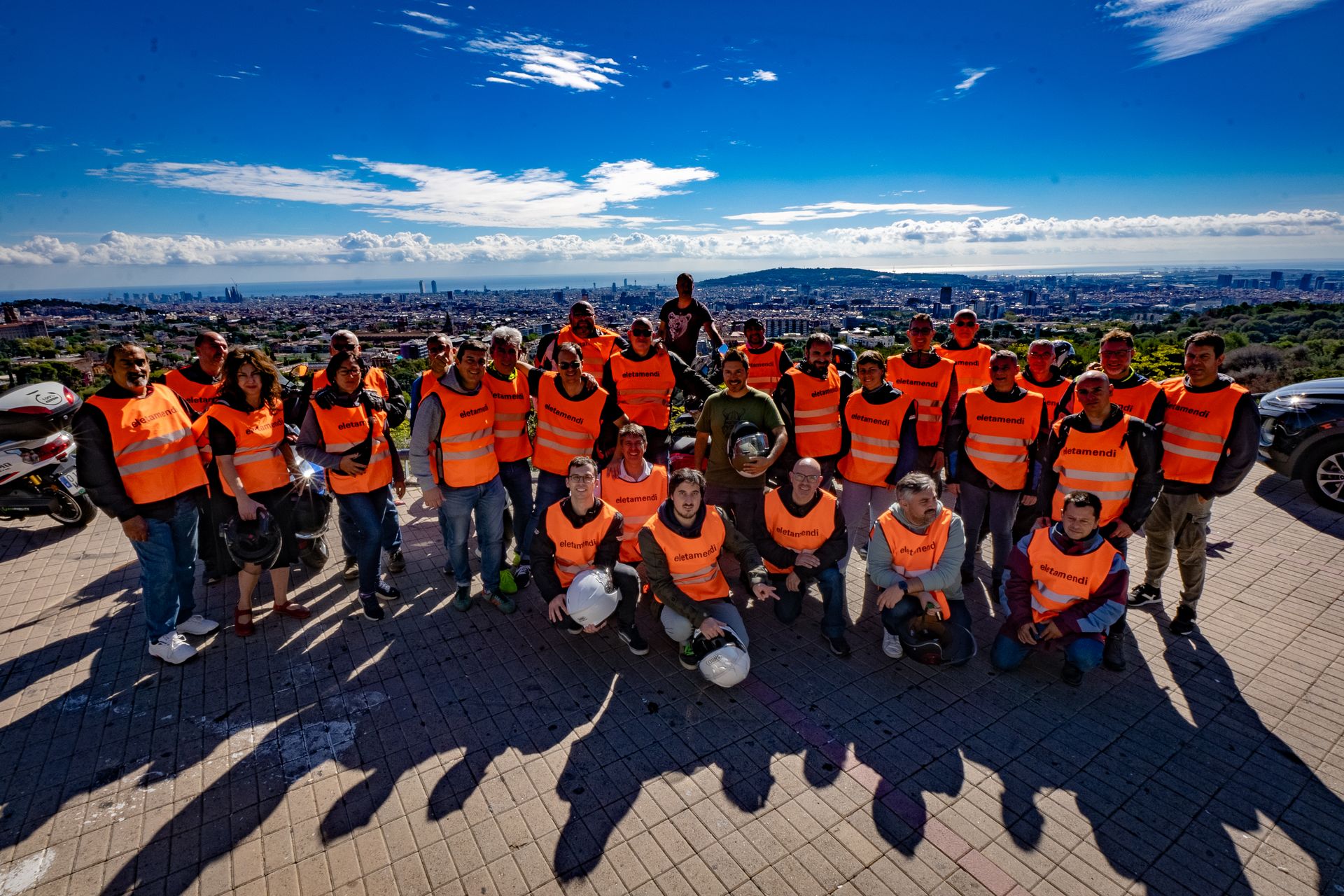 Ruta de motos electricas en barcelona