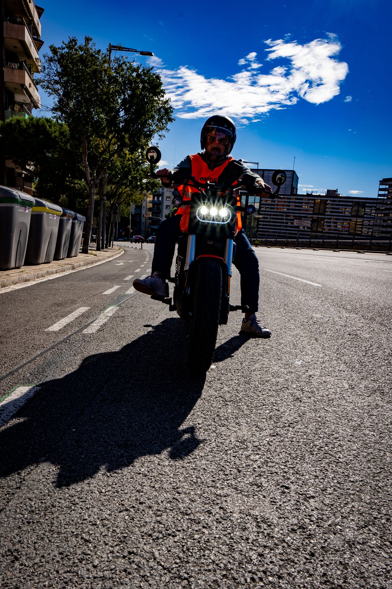 Ruta de motos electricas en barcelona