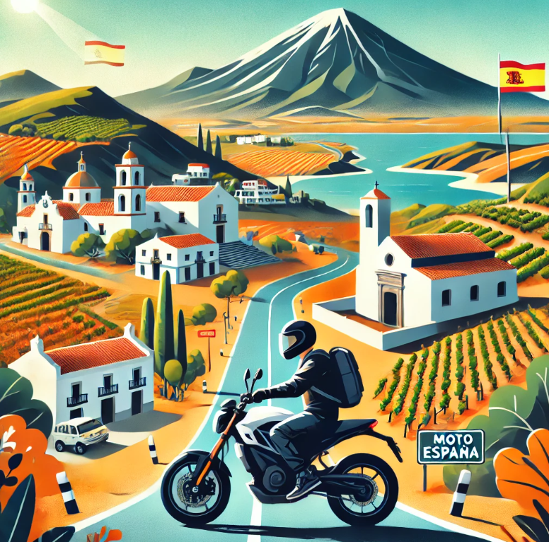 Rutas moto electrica en españa